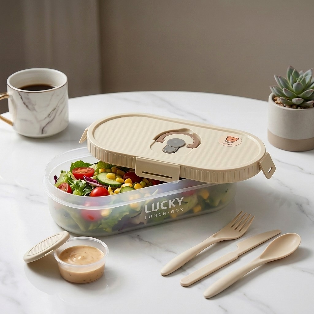 Meal Prep List - Portable Leakproof Bento Lunch Box for