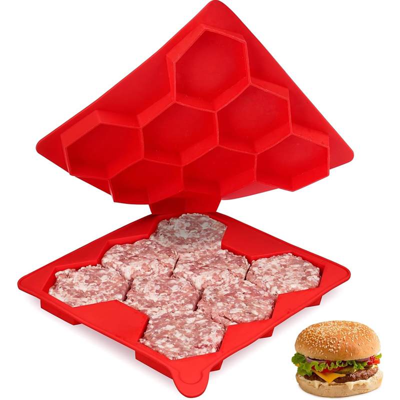 Meal Prep List - 8 Hole Silicone Hamburger Press Mold