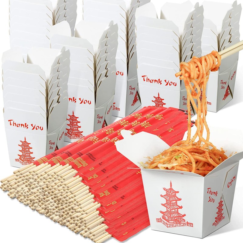 Meal Prep List - Pagoda Chinese Takeout Food Containers Without