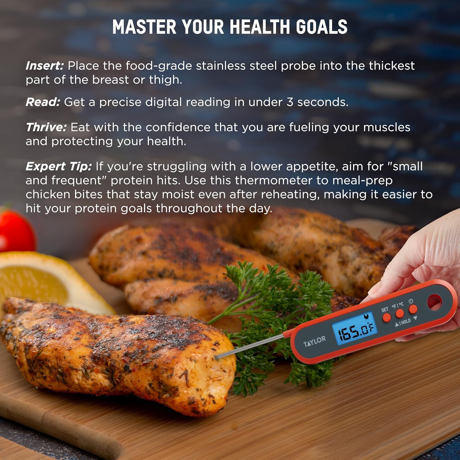 Digital Waterproof Meat Thermo - Meal Prep Protein avis et prix