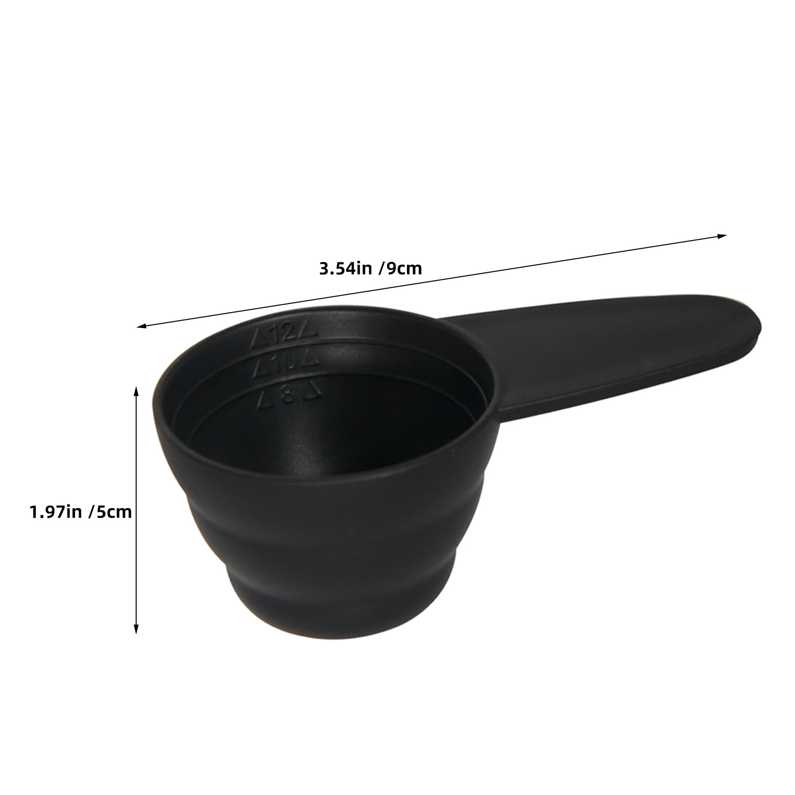 12Pcs Black Measuring Scoops f - Meal Prep Protein avis et prix