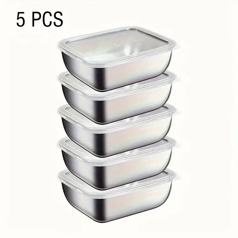 5-Piece Stainless Steel Food S - Meal Prep List avis et prix