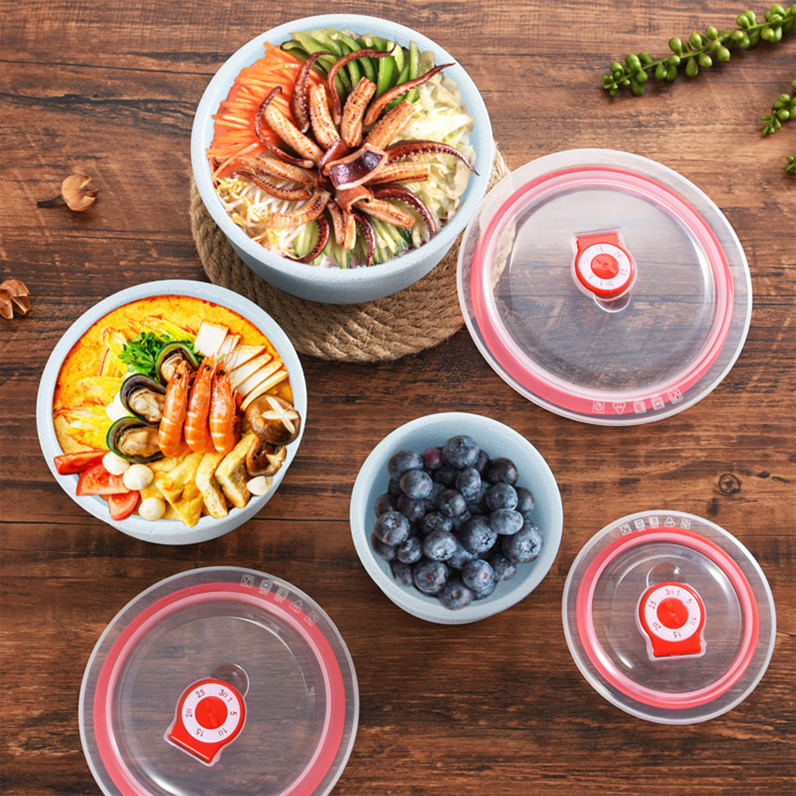 3pcs Food Storage Containers B - Meal Prep List avis et prix