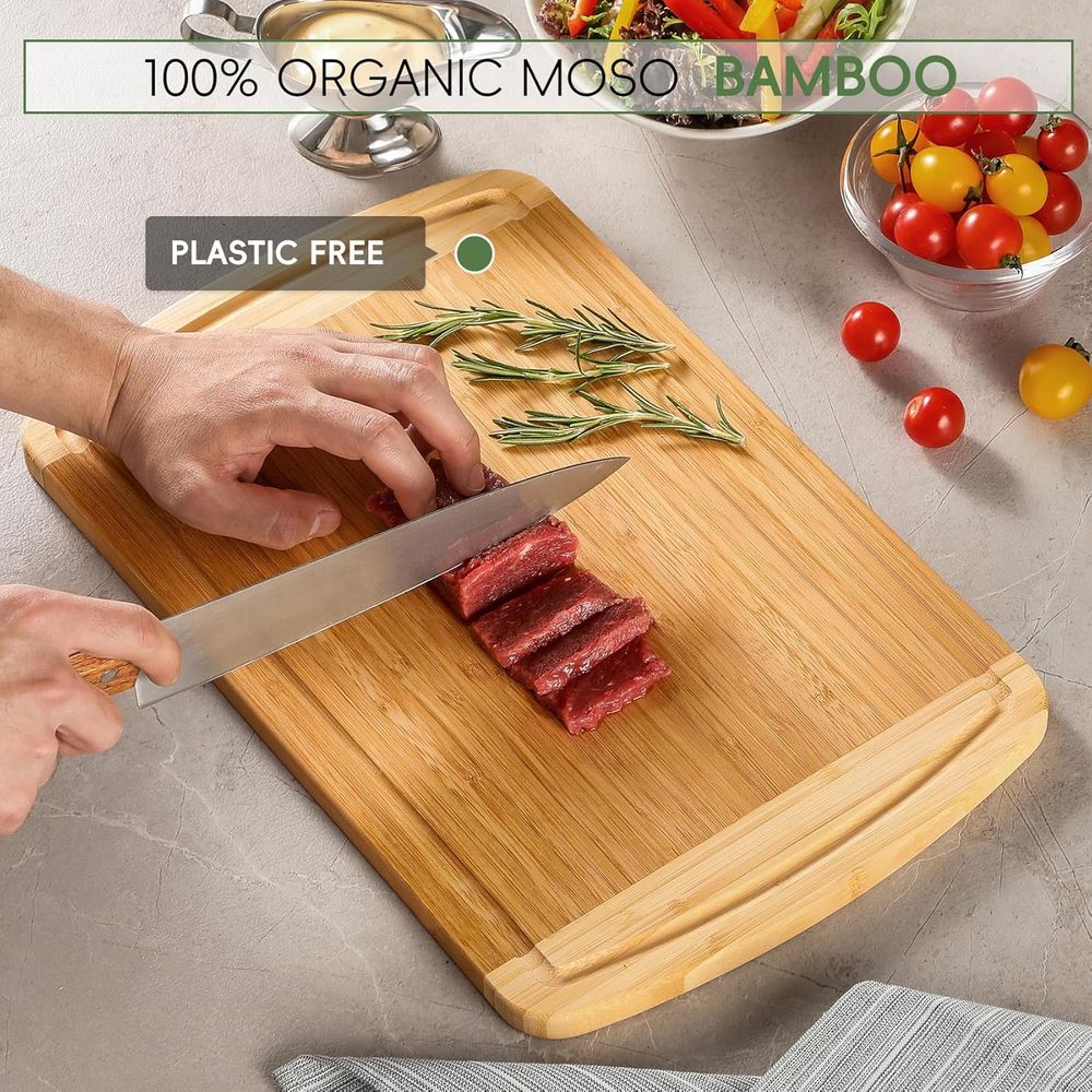 Organic Bamboo Cutting Board S - Meal Prep Juice avis et prix
