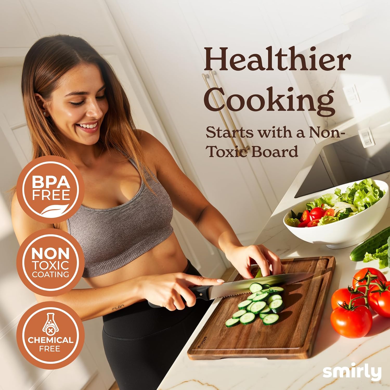 Acacia Wood Cutting Board Set  - Meal Prep Juice avis et prix
