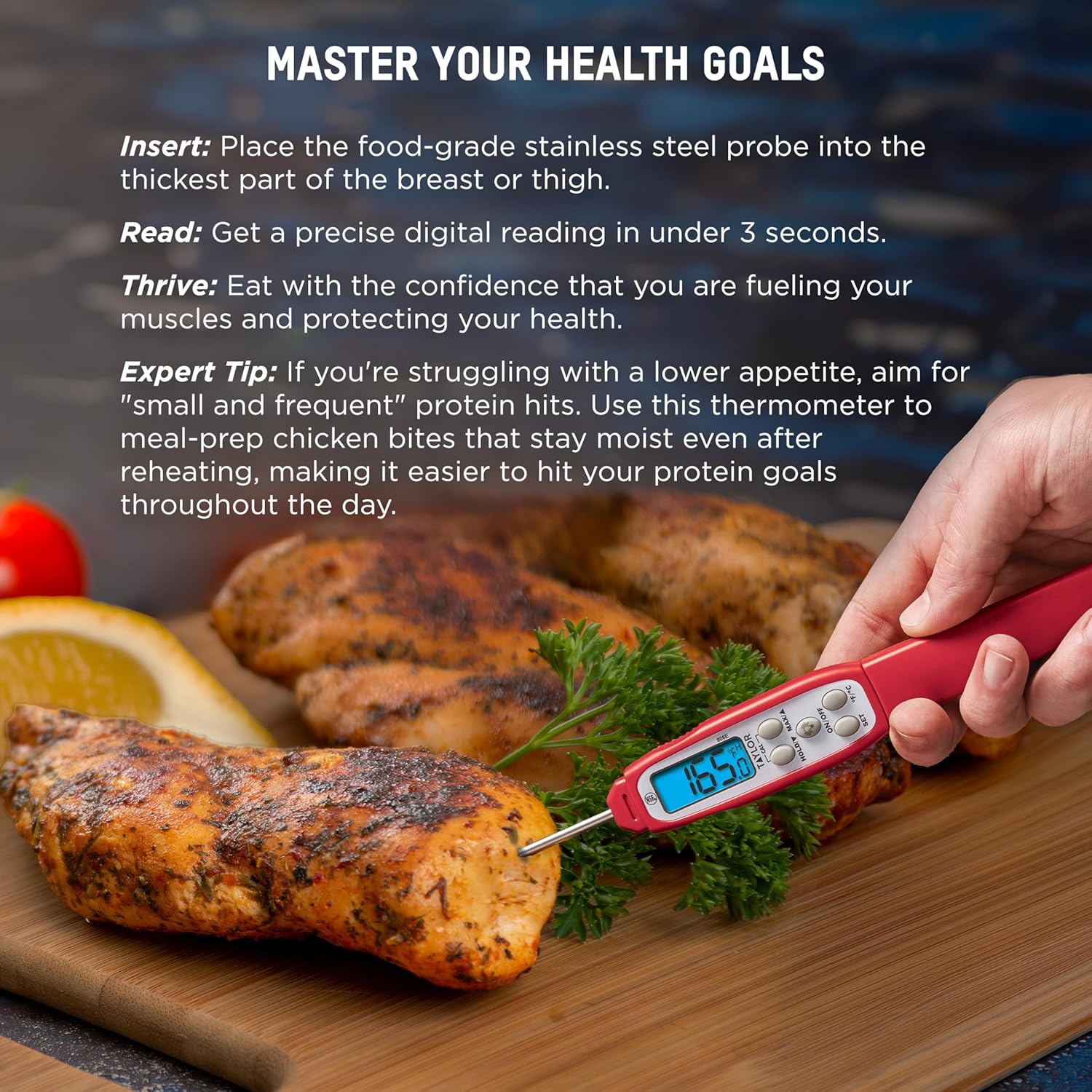 Digital Read Meat Thermometer  - Meal Prep Protein avis et prix