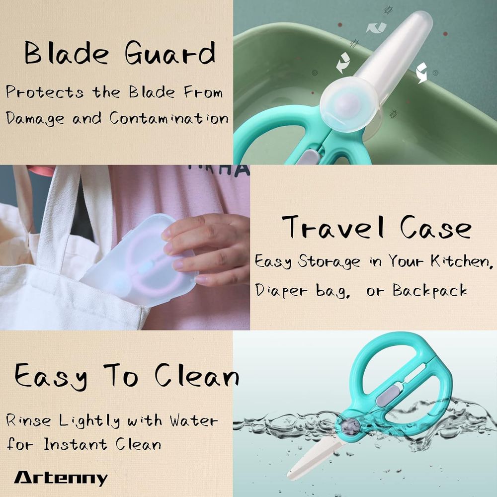 Child Scissors with Travel Cas - Meal Prep Snacks For Toddlers avis et prix