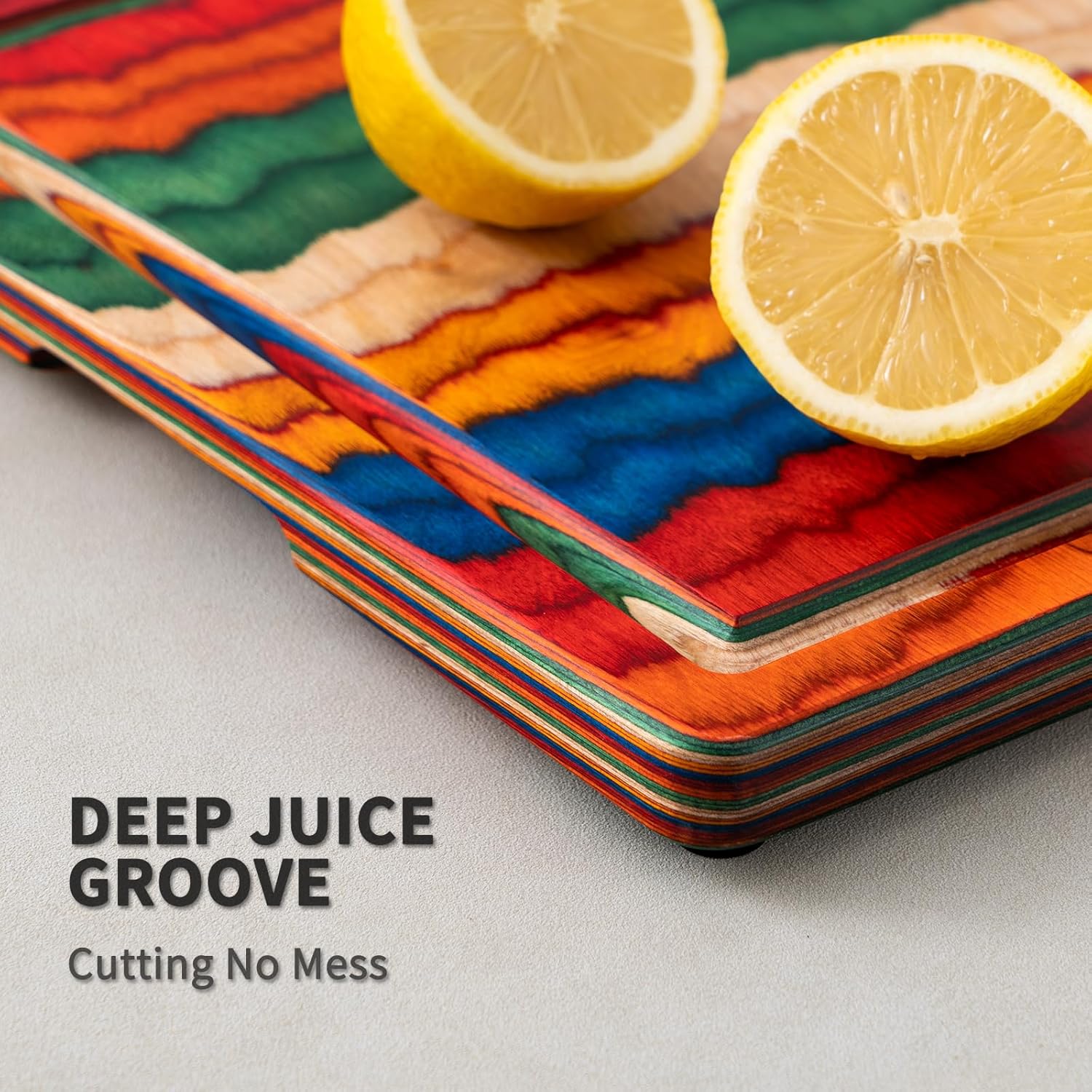 Wooden Cutting Board for Kitch - Meal Prep Juice avis et prix