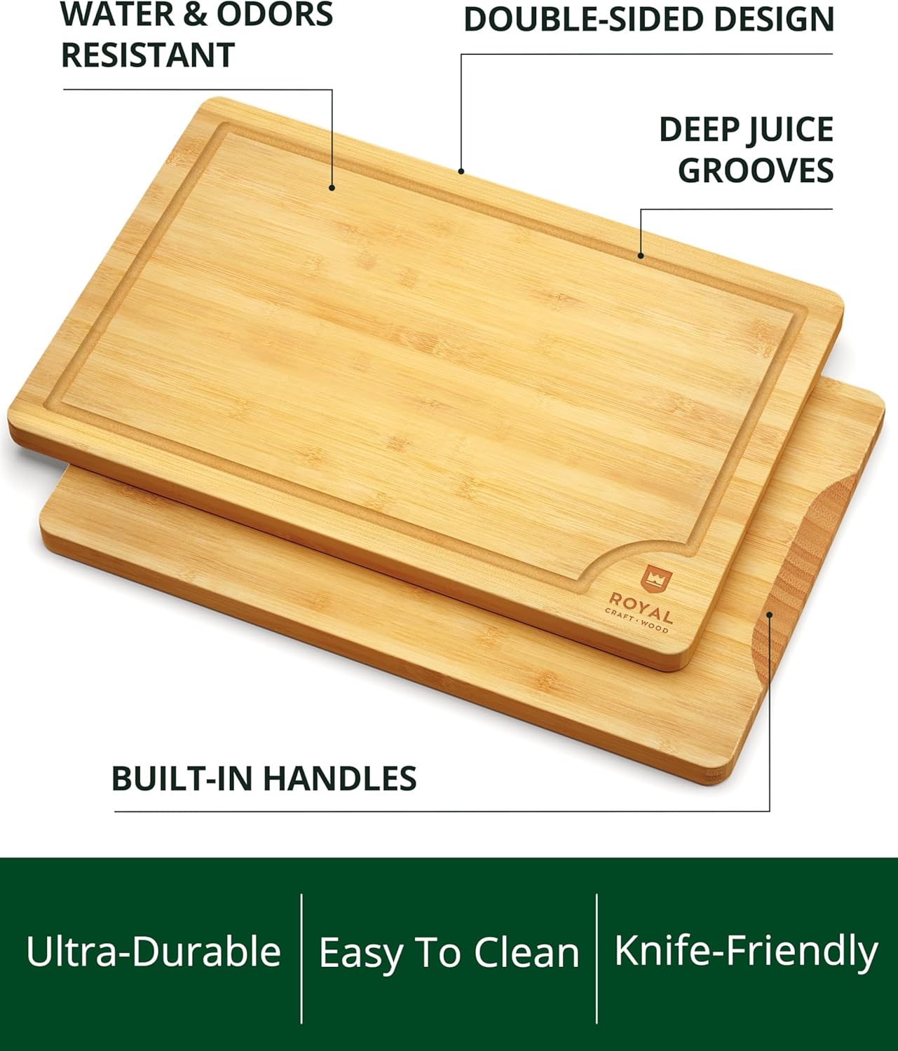 Bamboo Cutting Board for Kitch - Meal Prep Juice avis et prix