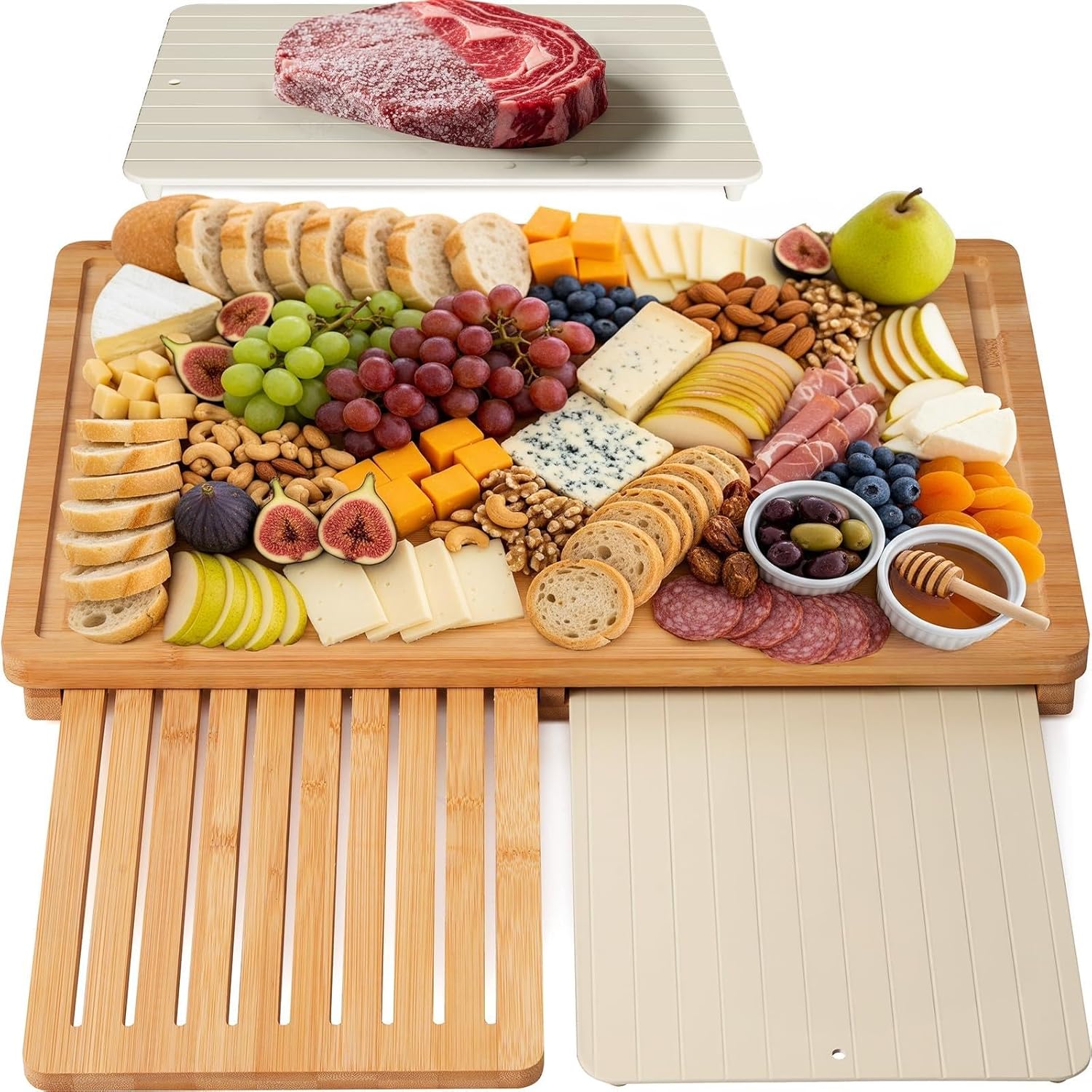 Bamboo Cutting Board Set Defro - Meal Prep Juice avis et prix